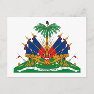 Carte postale Armoiries d'Haïti