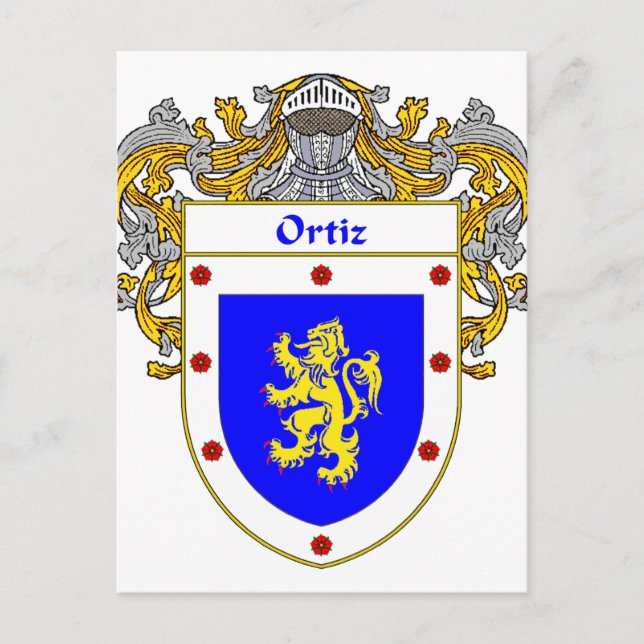 Carte Postale Armoiries d'Ortiz (mannequins) (Devant)