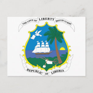 Carte Postale Armoiries du Libéria