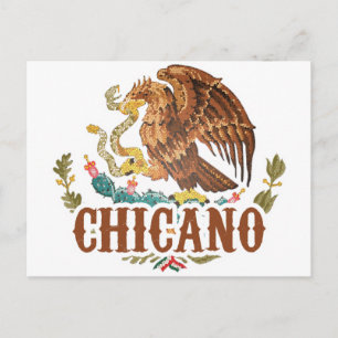 Carte Postale Armoiries du Mexique Chicano