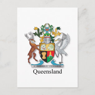 Carte Postale Armoiries du Queensland