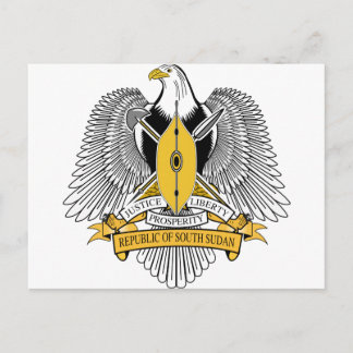 Carte Postale Armoiries du Soudan du Sud
