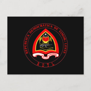 Carte Postale Armoiries du Timor oriental