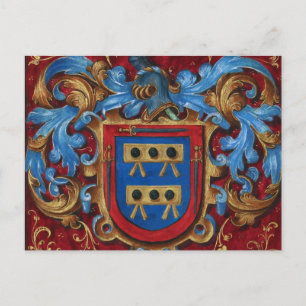 Carte Postale Armoiries médiévales