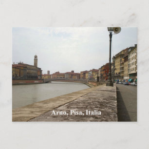 Carte Postale Arno, Pise, Italie