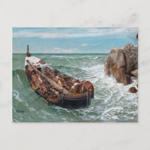 Carte Postale Arnold Böcklin Odysseus et Polyphemus