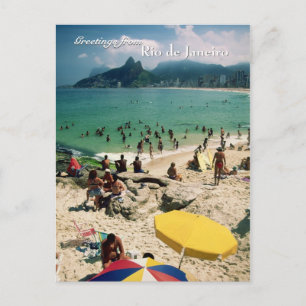 Carte postale "Arpoador Beach, Rio de Janeiro"