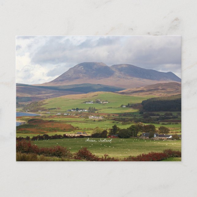 Carte Postale Arran, Écosse photographie de paysage (Devant)
