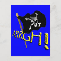 ARRÊT ! Drapeau Jolly roger pirate