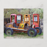 Arrêt final de la course de voiture