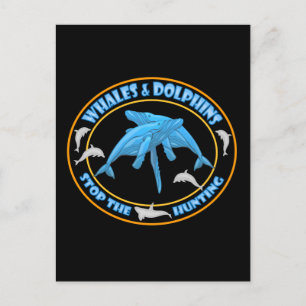 Carte Postale Arrêter la chasse aux baleines