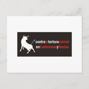 Carte Postale Arrêtez Bull Fighting !