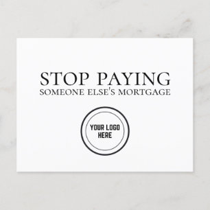 Carte Postale Arrêtez de payer l'agriculture immobilière d'un au
