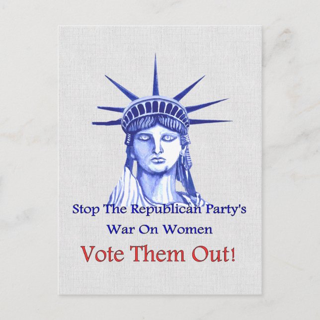 Carte Postale Arrêtez la guerre sur des femmes (Devant)