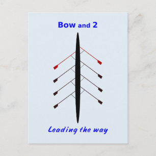 Carte Postale Arrière deux direction