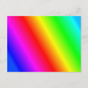 Carte Postale Arrière - plan arc-en-ciel