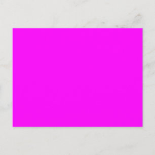 Carte Postale Arrière - plan couleur Fuchsia Magenta Rose Solid 