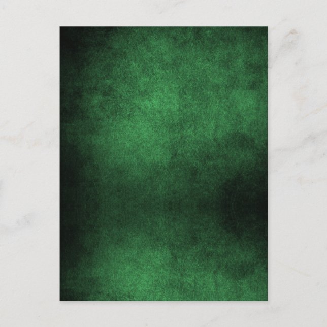 Carte Postale Arrière - plan Dark Grunge - Vert (Devant)