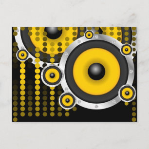 Carte Postale Arrière - plan de parti