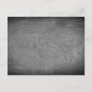 Carte Postale Arrière - plan de tableau noir gris noir