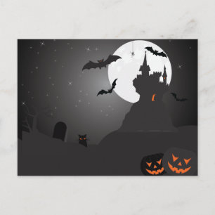 Carte Postale Arrière-Plan D'Halloween Effrayant