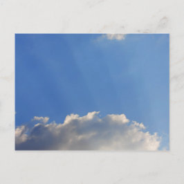Carte Postale Arrière - plan du ciel bleu.