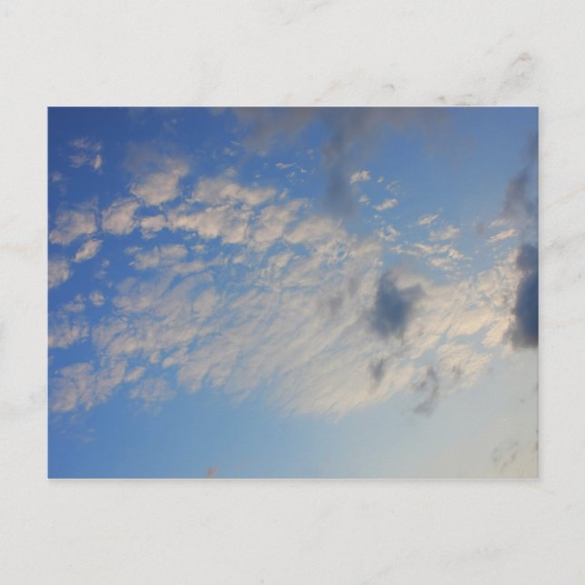 Carte Postale Arrière - plan du ciel bleu. (Devant)