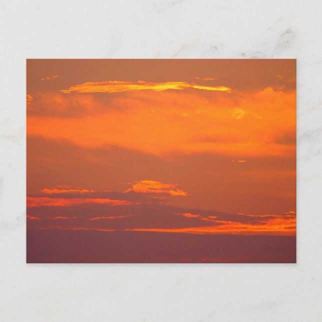 Carte Postale Arrière - plan du ciel coloré. (Devant)