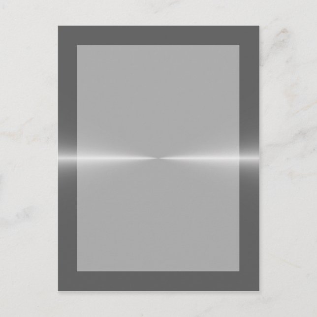 Carte Postale Arrière - plan métallique en acier (Devant)