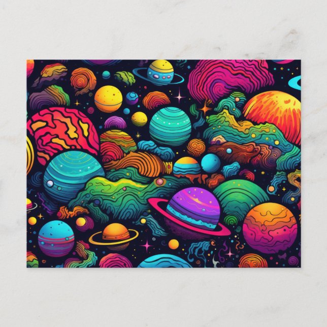 Carte Postale Arrière - plan planétaire (Devant)