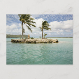 Carte Postale Arrivée à l'aéroport de Bora Bora, Société