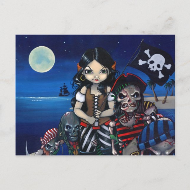 Carte postale "Arrivée des Damnés" (Devant)