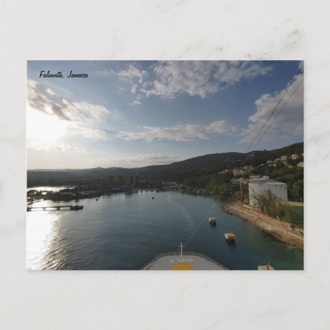 Carte Postale Arrivée du matin - Jamaïque (Devant)
