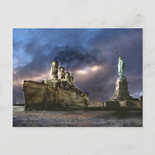 Carte Postale Arrivée tardive (Devant)