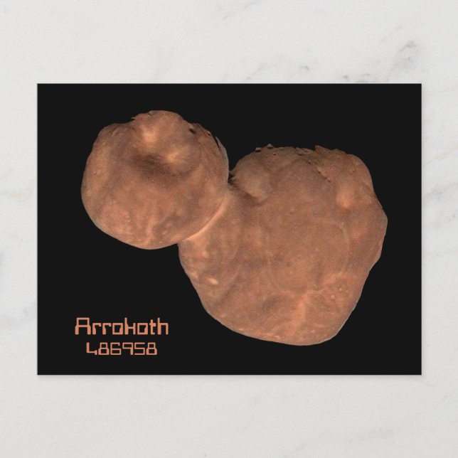 Carte Postale Arrokoth Kuiper Belt, objet (Devant)