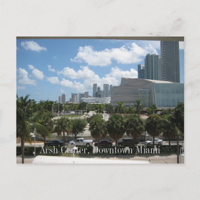 Carte Postale Arsht Center, Downtown Miami Post Card (Devant)