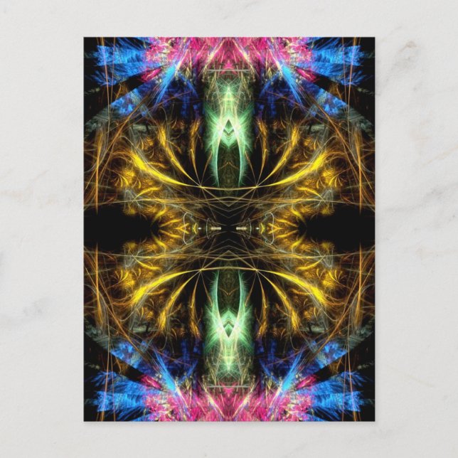 Carte postale ART #85 fractale (Devant)