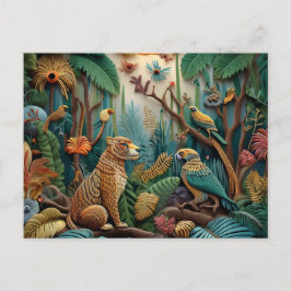 Carte Postale Art à chaînes AI