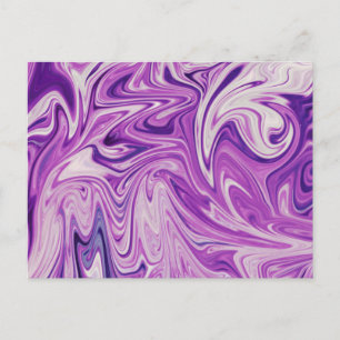 Carte Postale art abstrait de lave fondue