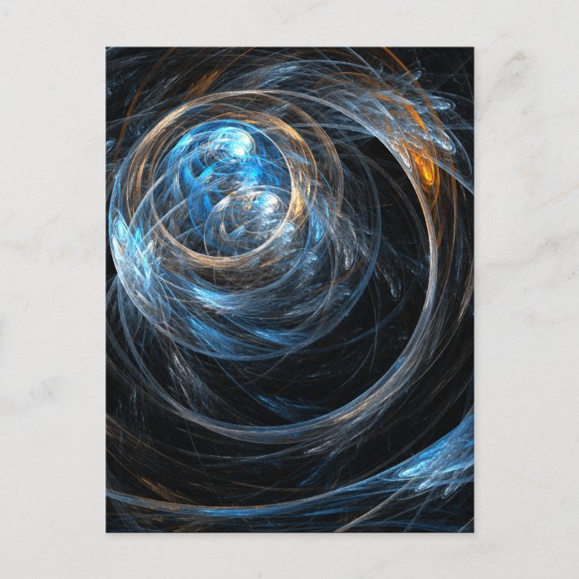 Carte postale Art Abstrait du monde entier (Devant)