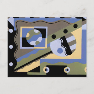 Carte Postale Art Abstrait en géométrie