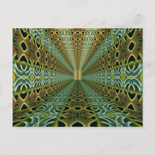 Carte Postale ART Abstrait - motif Kaleidoscope 05 (Devant)