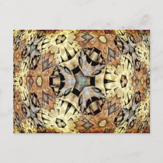 Carte Postale ART Abstrait - motif Kaleidoscope 08