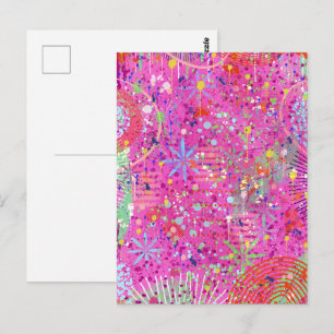 Carte Postale Art abstrait : Rêves d'été