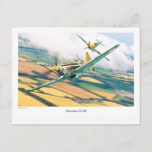 Carte postale Art aéronautique "Dewoitine D.520"