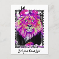 *~* Art AP23 Peinture artistique LION Abstrait LIO