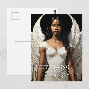 Carte Postale Art Black Angel Inspiration