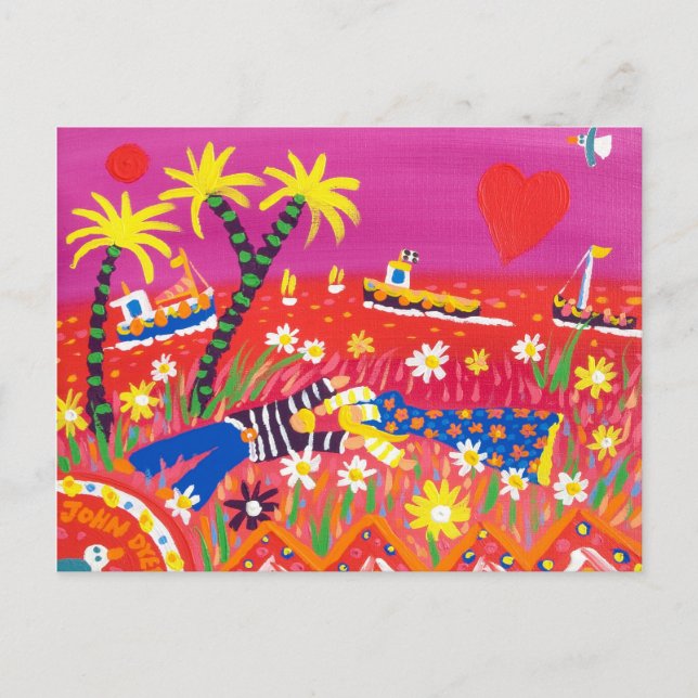 Carte postale Art : Cornish Sweethearts. Saint Val (Devant)