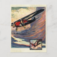 Art couleur de l'avion de l'aviation vintage