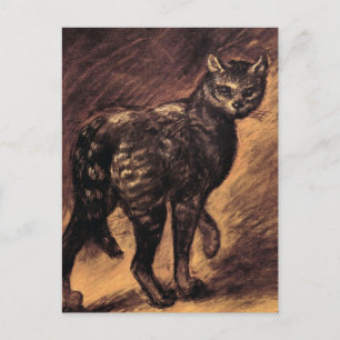Carte Postale Art de chat - Art vintage - Steinlen